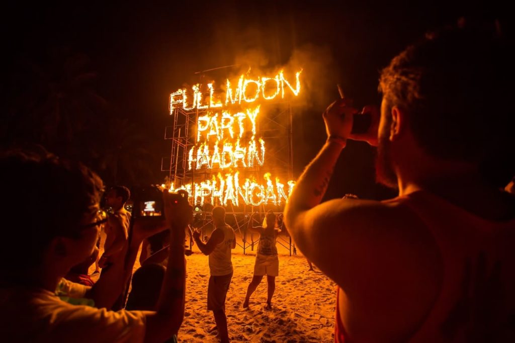 Фестиваль Full Moon Party в Таиланде, остров Панган