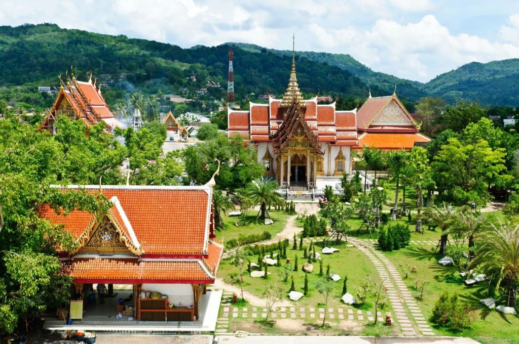 Храм Ват Чалонг Вид сверху