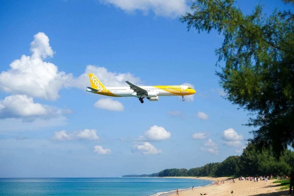 Пляж Май Кхао (Пхукет) пляж с самолетами